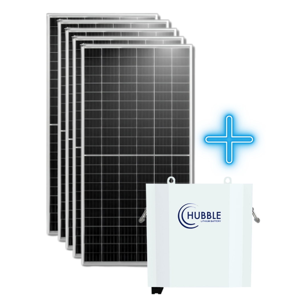 5 x 545W Canadian Panels + Hubble Lithium Battery 5.5KW AM-2