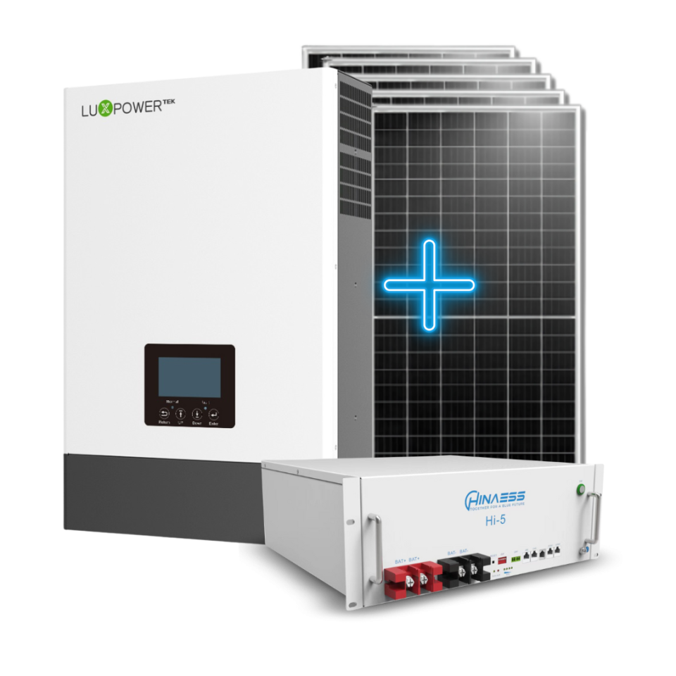 Solar Panels + Solar Battery + Solar Inverter