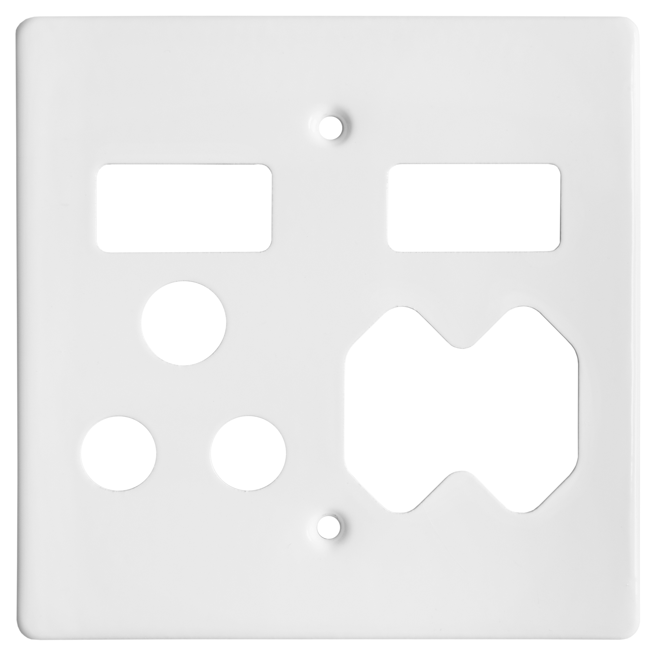 Crabtree Combo Socket Coverplate 6530/101P