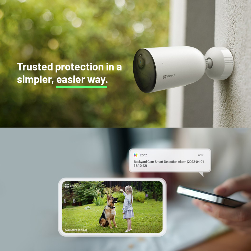 Ezviz Wi-Fi Battery Security Camera CS-CB3-R100-2D2WFL