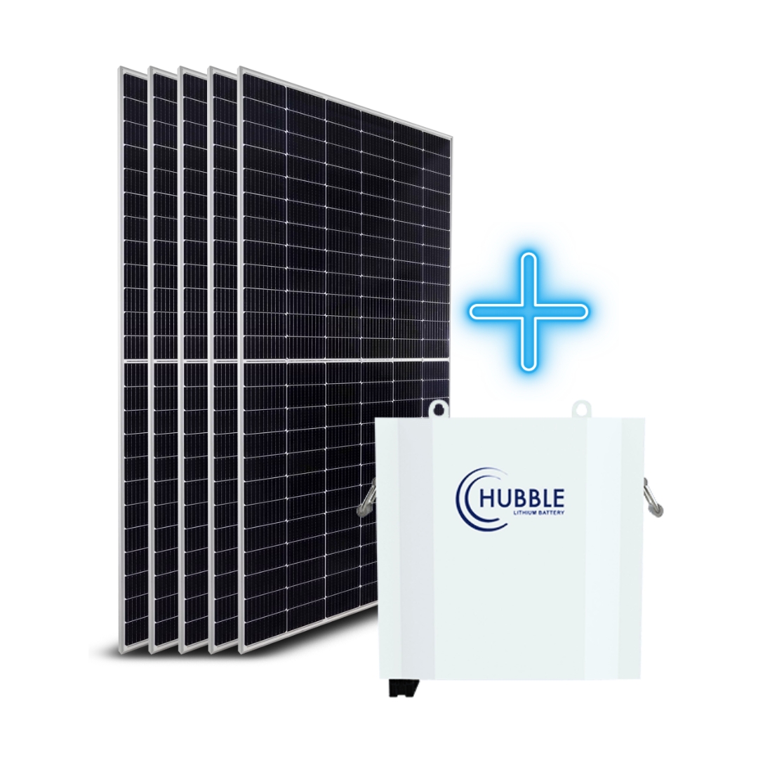 Hubble Battery + Panels Solar Combo
