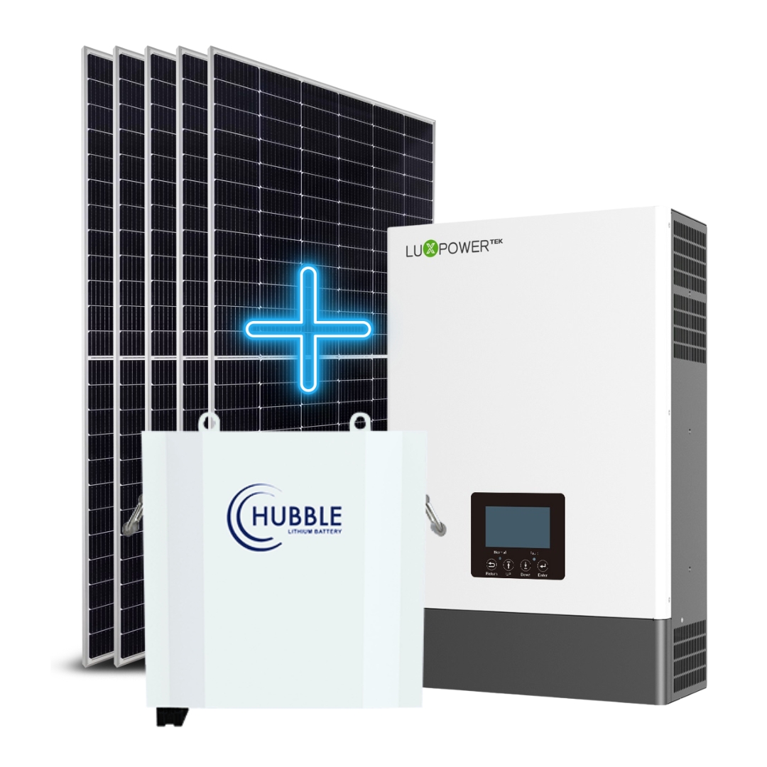 Hubble Battery + Panels + Inverter Solar Combo